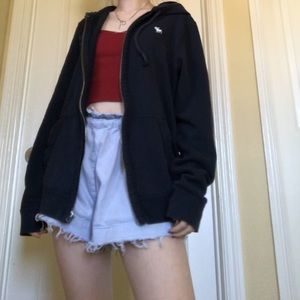 Abercrombie and fitch Navy Blue jacket/hoodie
